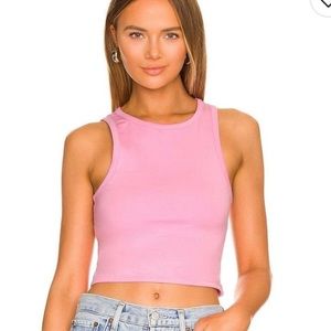 revolve pink top